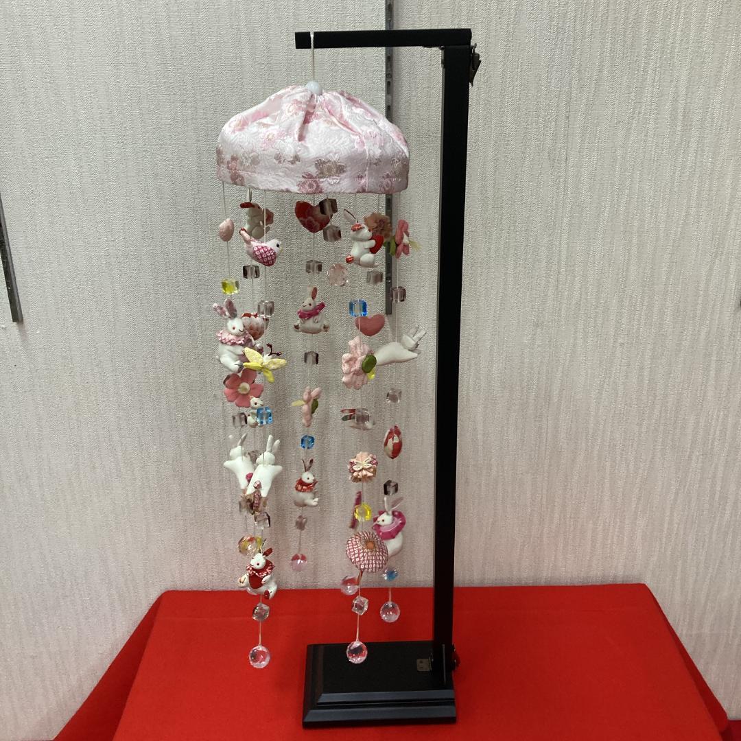 No.5 可愛いうさぎ吊るし飾り　雛人形つるし雛　雛祭りつるし飾　ひな人形