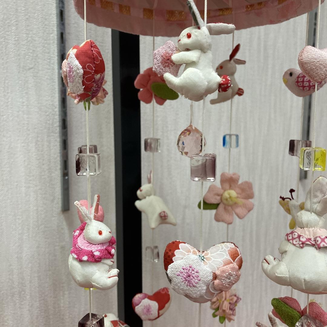 No.5 可愛いうさぎ吊るし飾り　雛人形つるし雛　雛祭りつるし飾　ひな人形