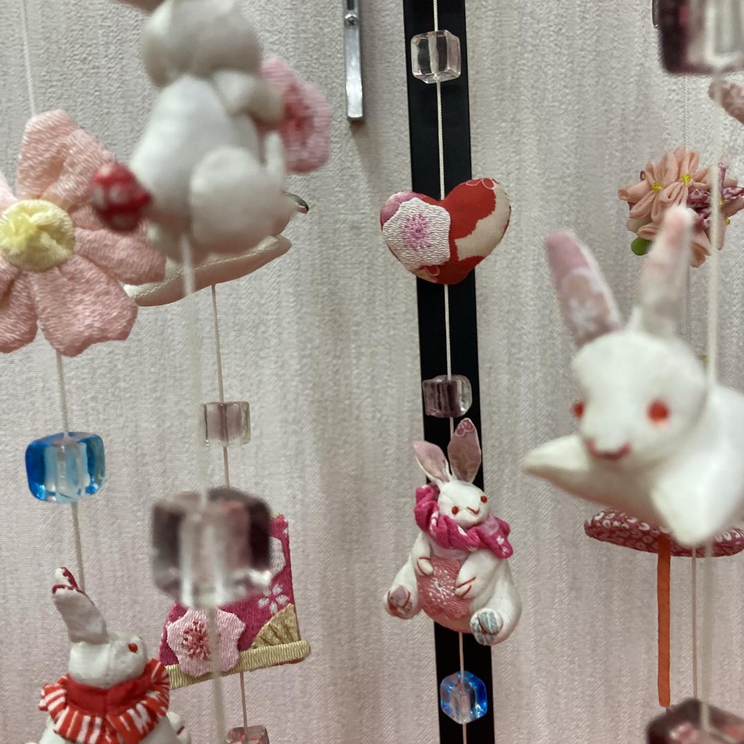 No.5 可愛いうさぎ吊るし飾り　雛人形つるし雛　雛祭りつるし飾　ひな人形