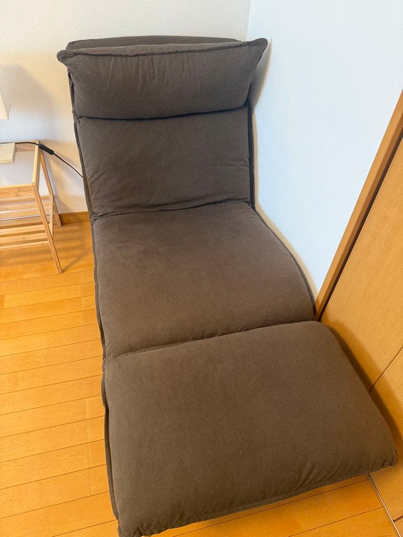 【8/10までお値下げ】【引き取り限定】無印良品 リクライニングソファ 一人掛け