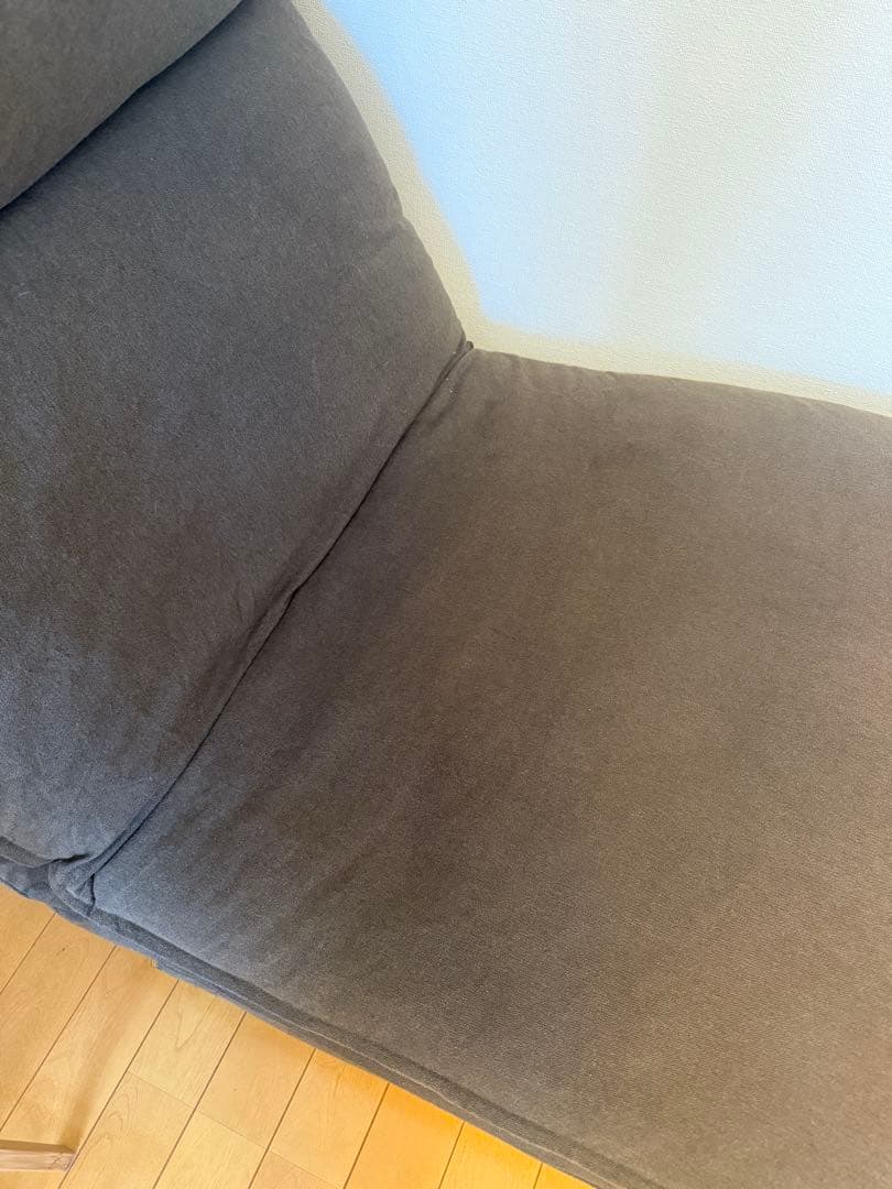 【8/10までお値下げ】【引き取り限定】無印良品 リクライニングソファ 一人掛け