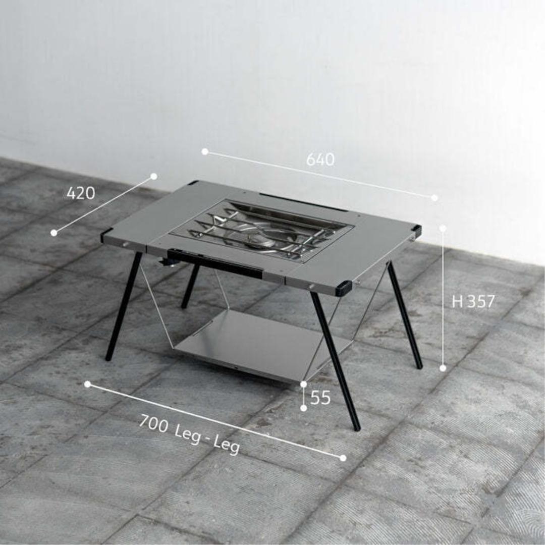 テーブル・チェア・ハンモック Tag.Scenery t/t + Burner plate + Leg IGT