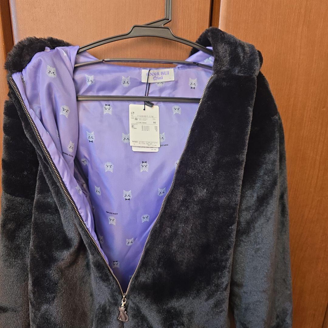 新品タグ付き　ANNA SUIminiの猫耳ブルゾン　LL
