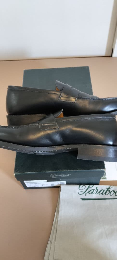 Paraboot ADONIS ブラック 6 GALAXY パラブーツ アドニス