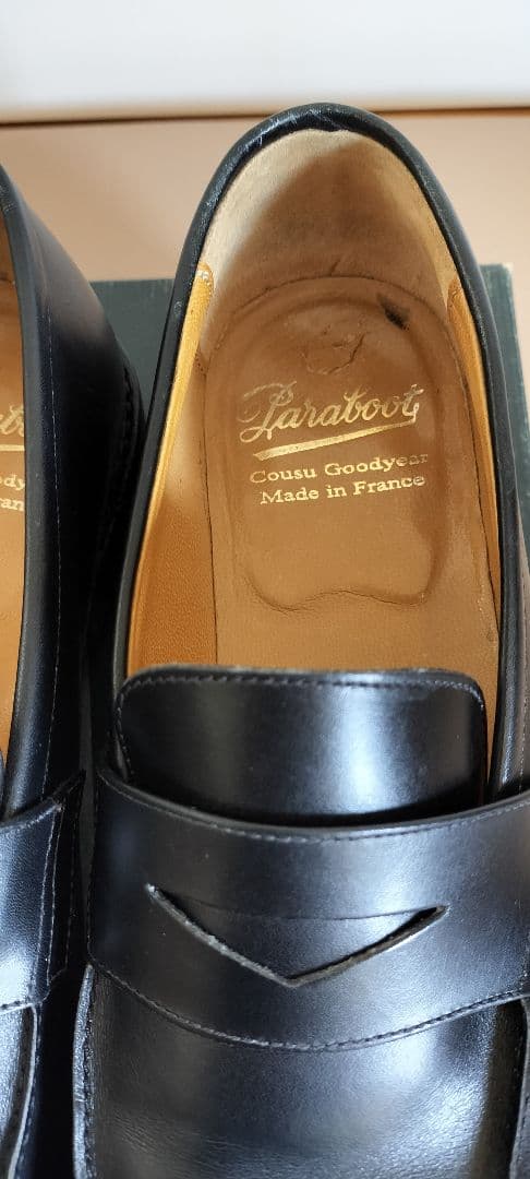 Paraboot ADONIS ブラック 6 GALAXY パラブーツ アドニス