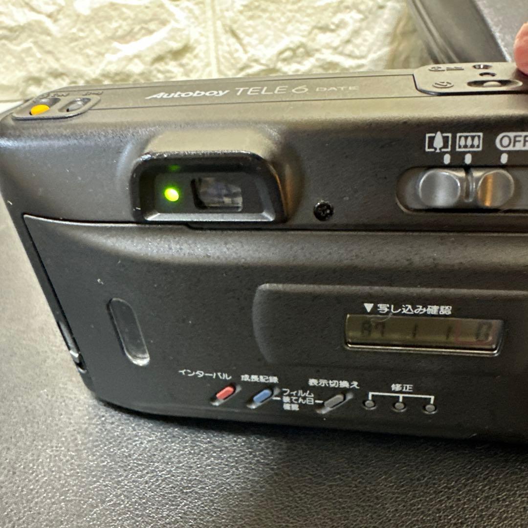 美品　Canon Autoboy TELE6 DATE 動作確認済　やや雑あり