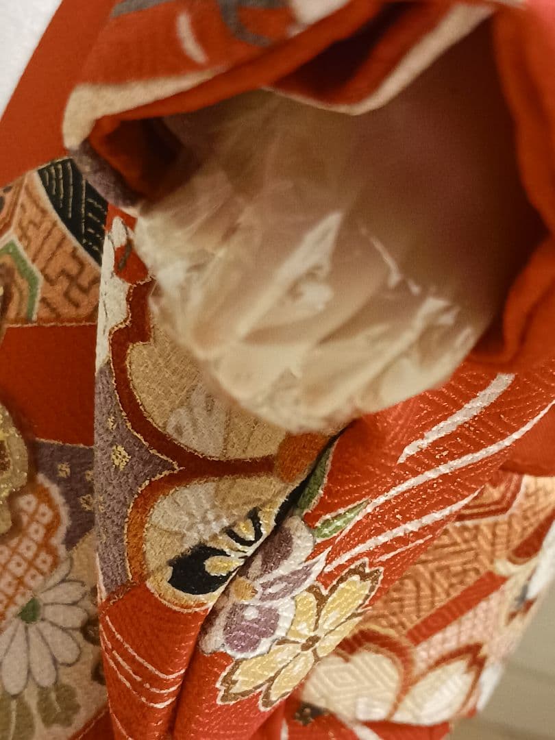 市松人形　金彩京友禅　小出松寿作