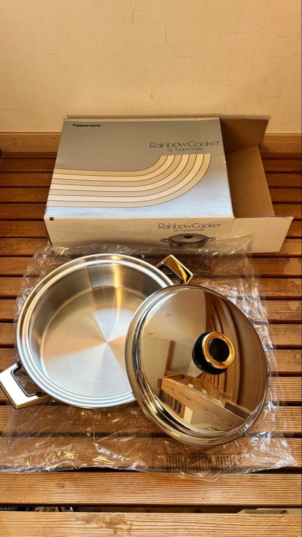 【新品・未使用】Tupperware Rainbow Cooker 26cm深型