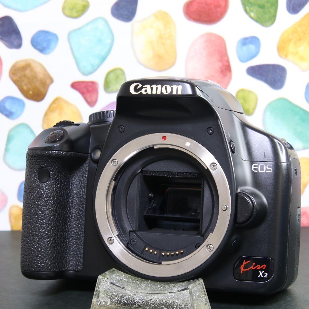 ♥︎◇Canon KISS X2 ◇大人気一眼レフ ◇手振れ補正付きレンズキット