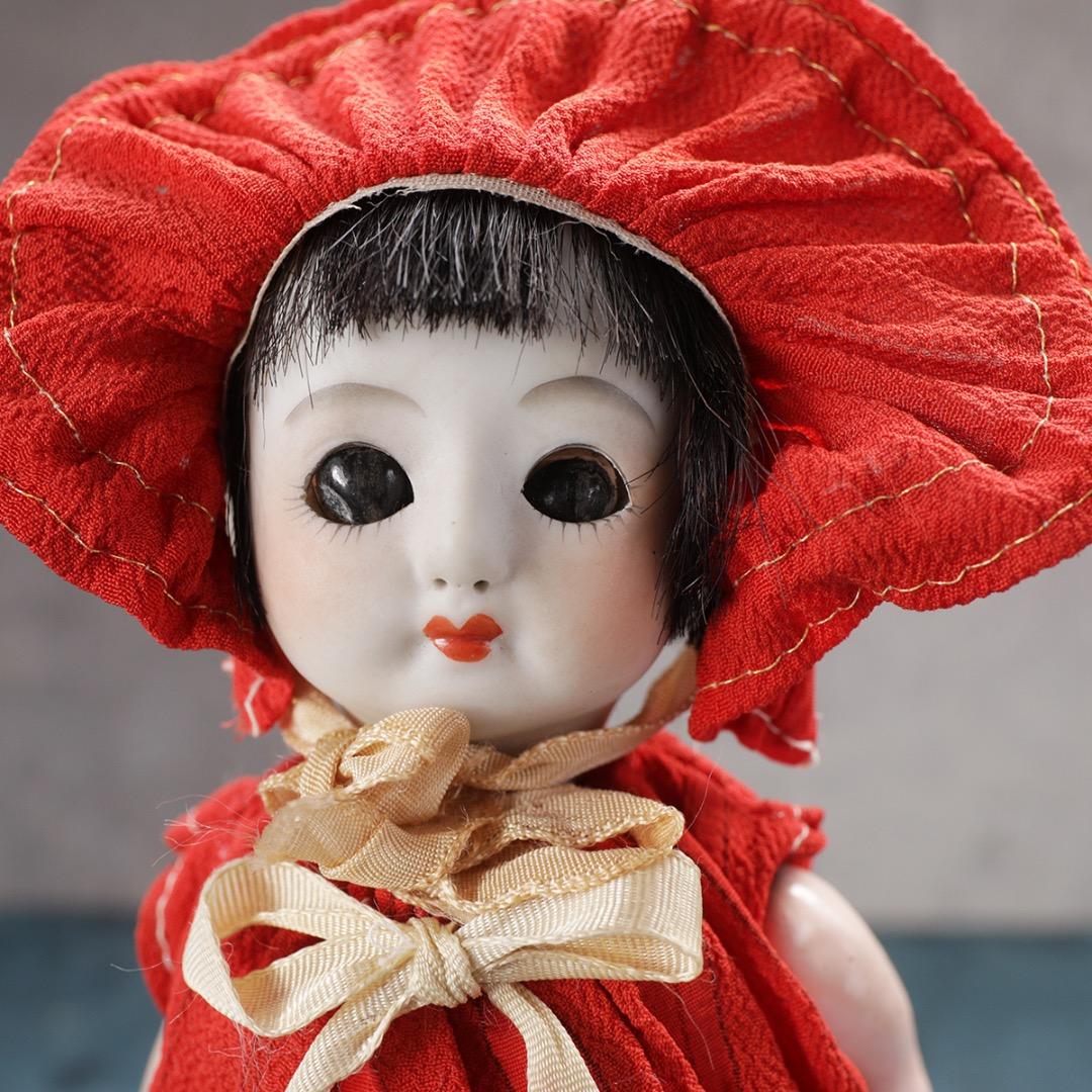 【可愛いサクラビスク・レトロドール3-2】真っ赤な女の子