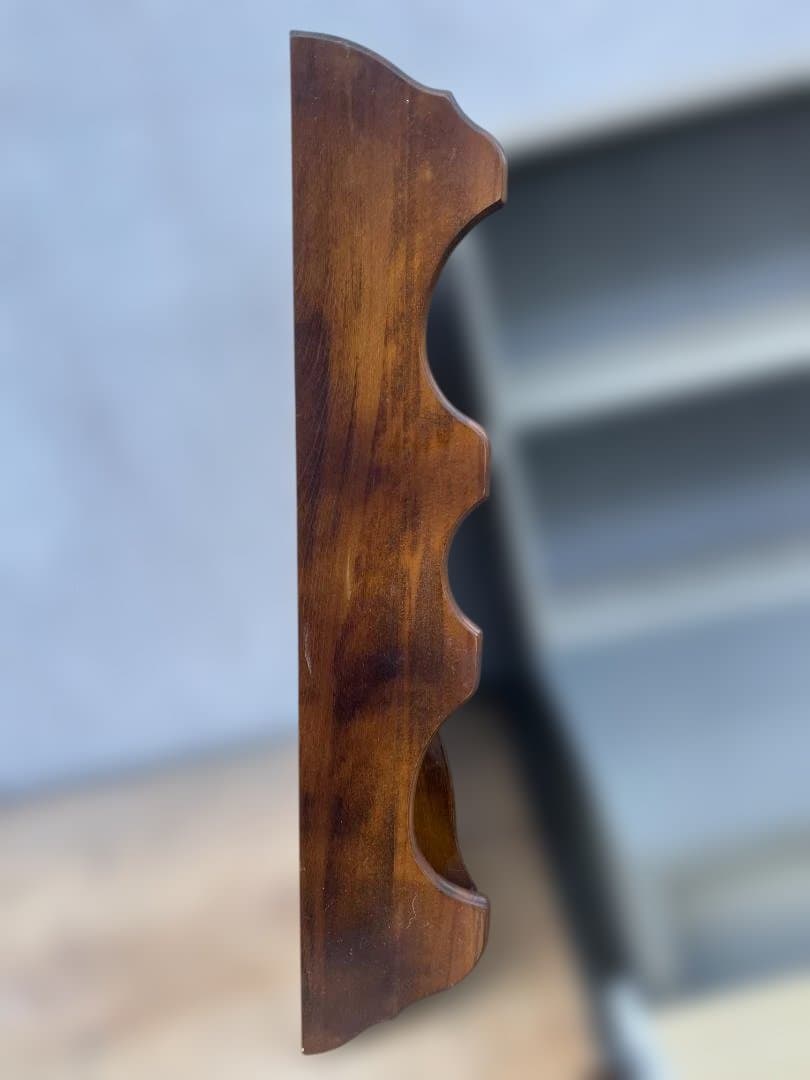 ★ オールド カリモク コロニアル ウォール ラック 壁掛 棚 86x62x15