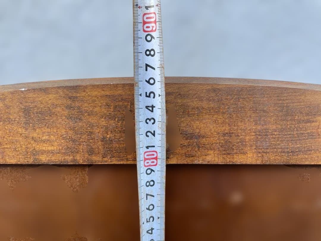 ★ オールド カリモク コロニアル ウォール ラック 壁掛 棚 86x62x15