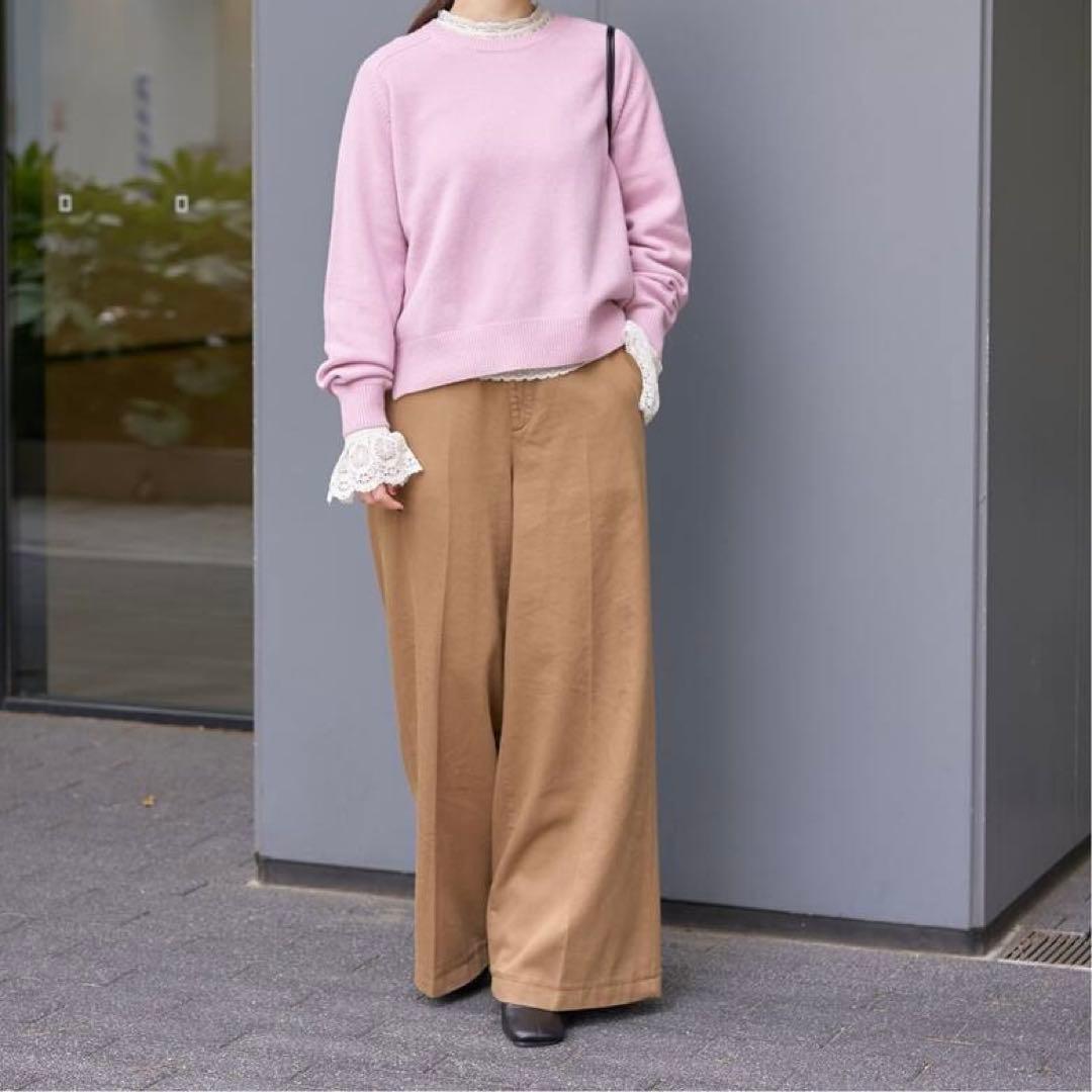 【IENA】リーフレースブラウス