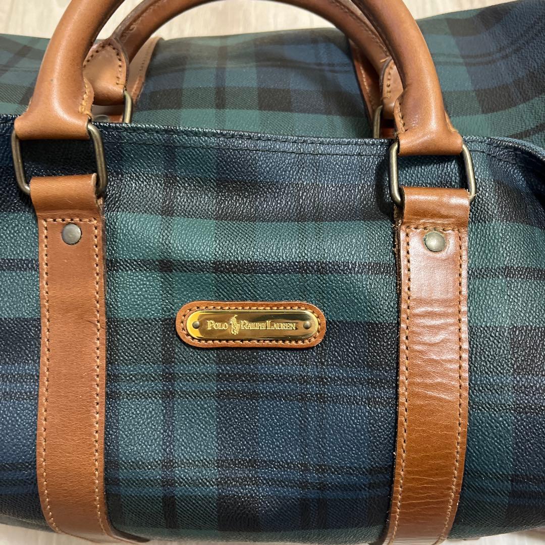 RALPH LAUREN 2way ボストンバッグ レザー