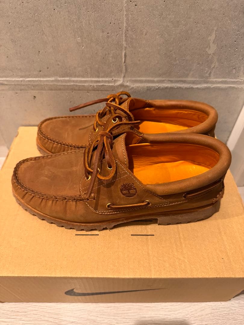 【美品】ティンバーランドレザーモカシンシューズ