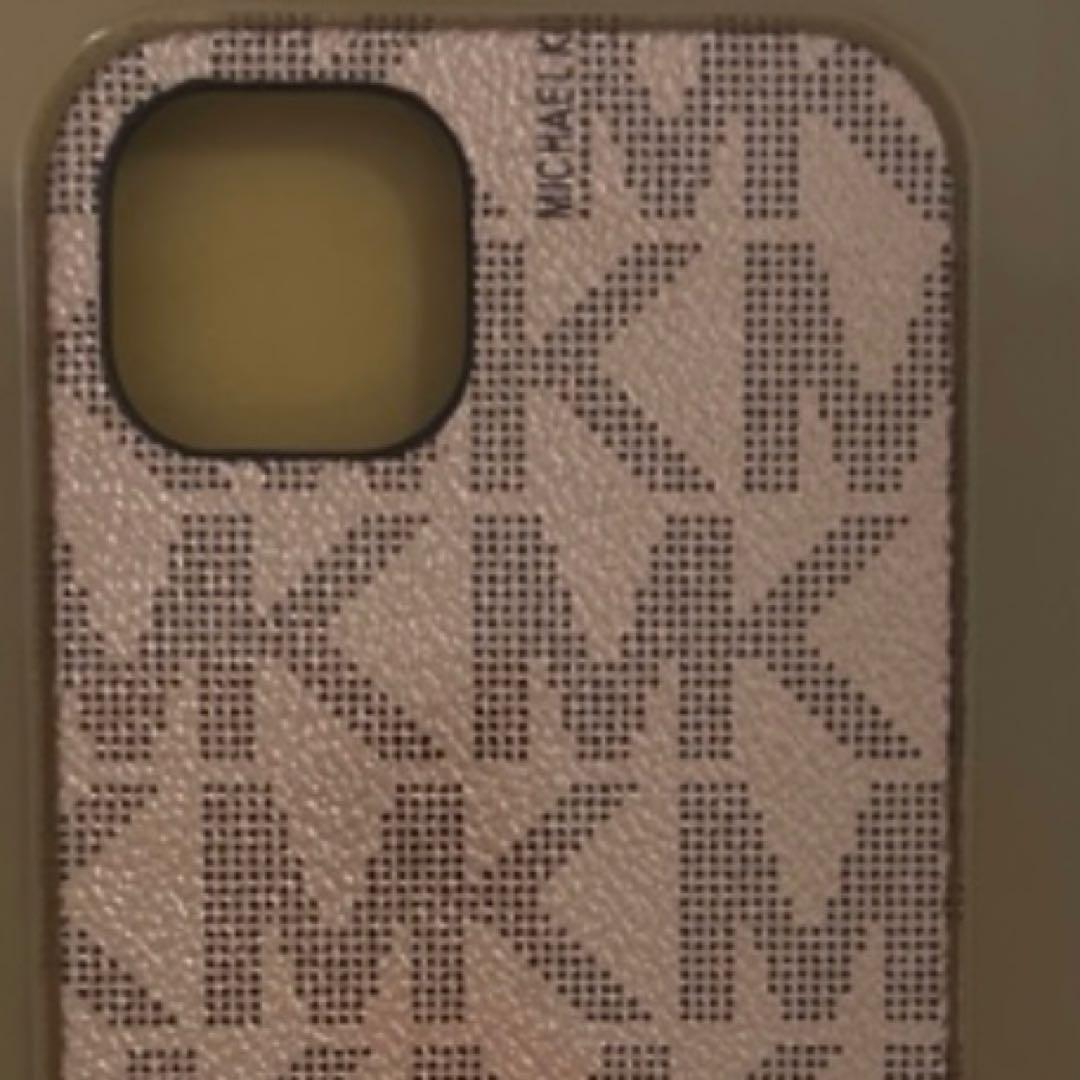 未使用 美品 ブランド品マイケルコース iPhone13 対応 ローズ ロゴ
