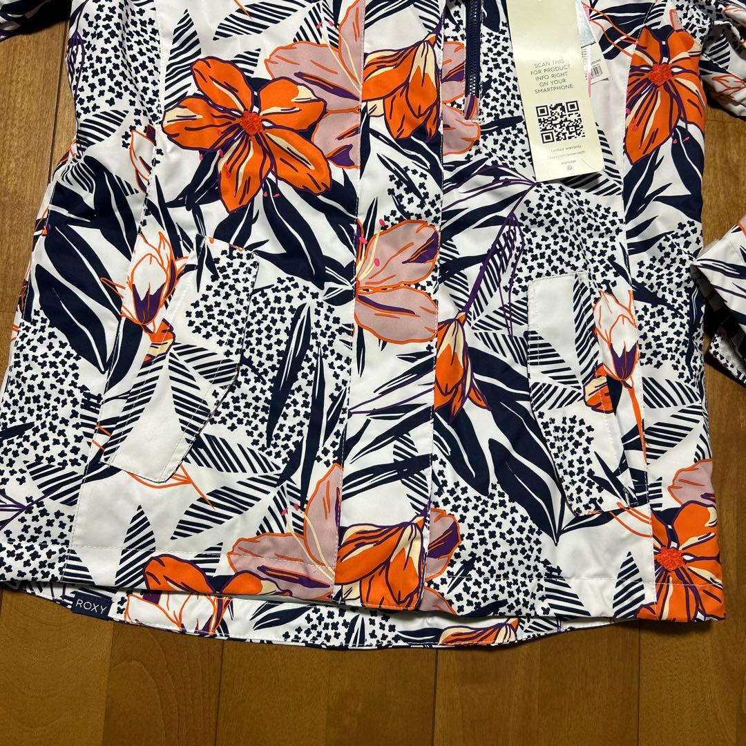 新品！タグ付き！　ROXY 花柄　アウター　スキーウェア　ボードウェア　防寒　S