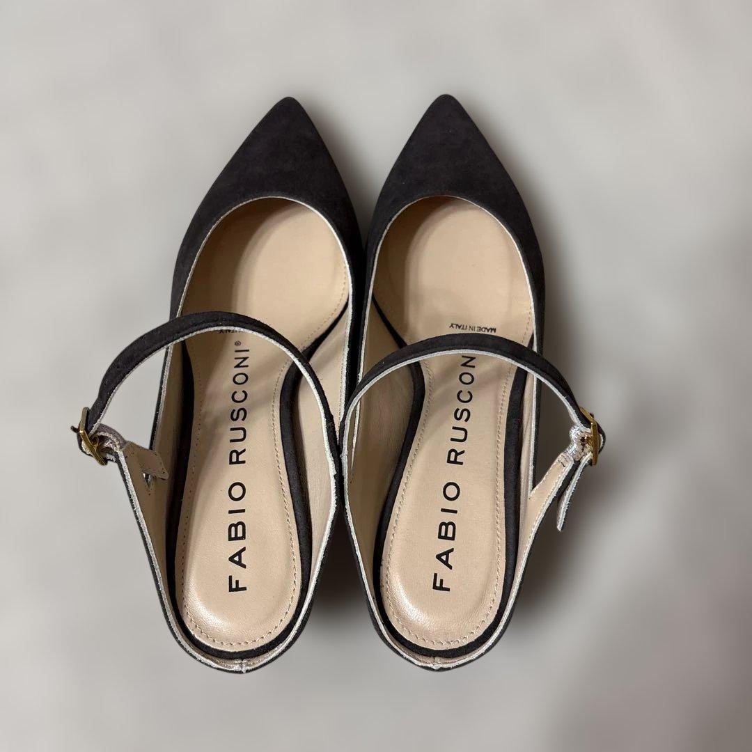 FABIO RUSCONI ブラウンミュール 35 【未使用】