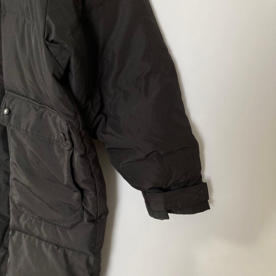 美品 Mizuno フード付き ロングダウン ベンチコート　ダウン80% 刺繍