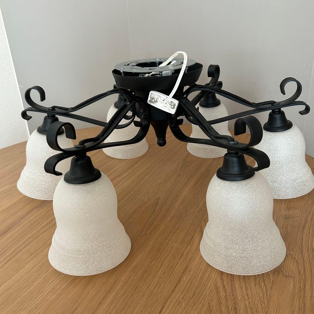 アンティーク　シャンデリア 6灯