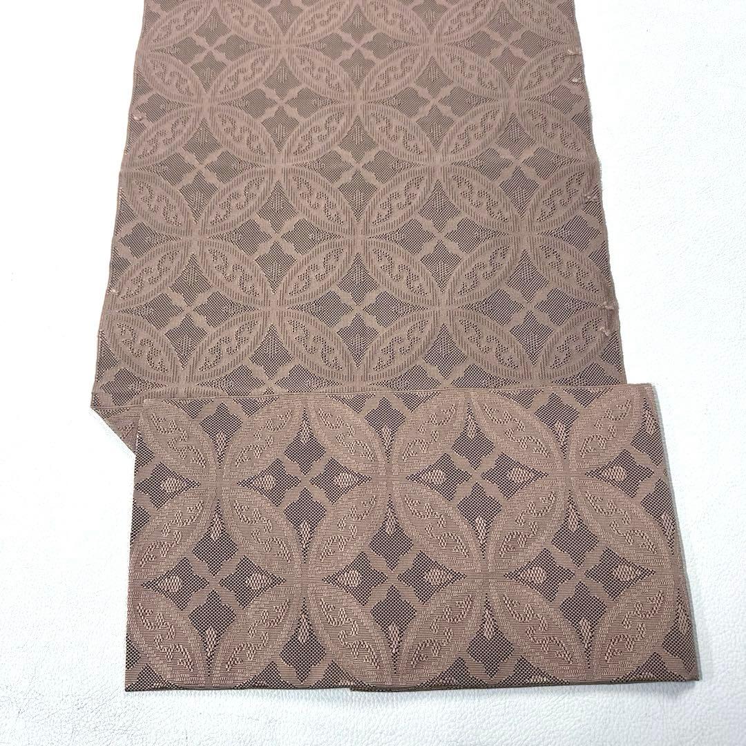 専用帯6121●東京ますいわ屋扱い 西陣 浅田綴謹製 高級正絹 全通名古屋帯七宝