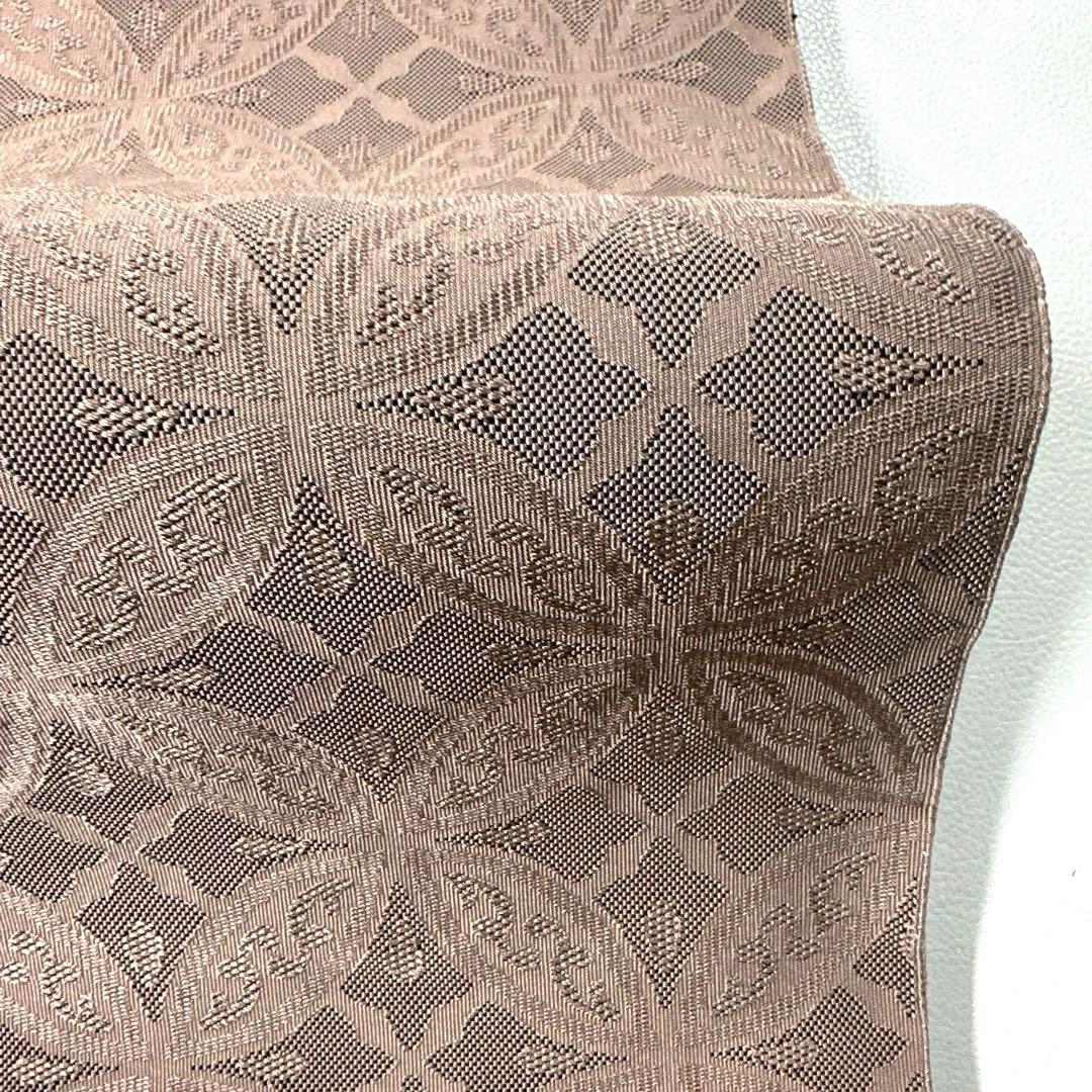 専用帯6121●東京ますいわ屋扱い 西陣 浅田綴謹製 高級正絹 全通名古屋帯七宝