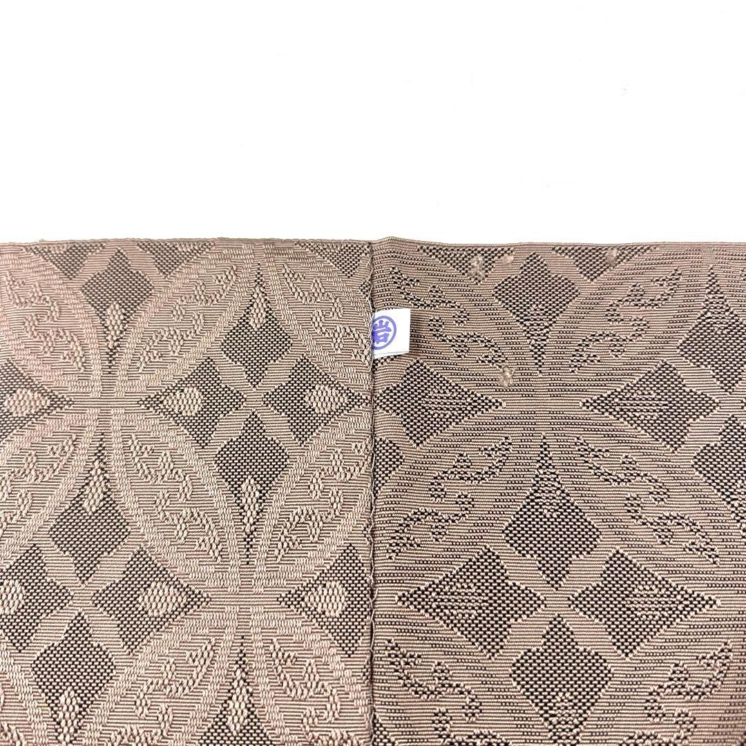 専用帯6121●東京ますいわ屋扱い 西陣 浅田綴謹製 高級正絹 全通名古屋帯七宝