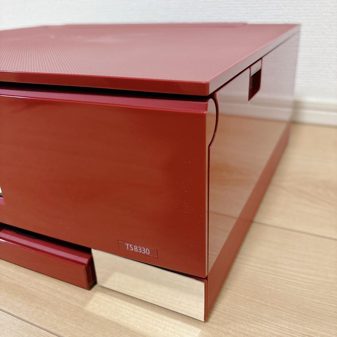 美品⭐️ Canon キヤノン TS8330 インクジェットプリンター レッド