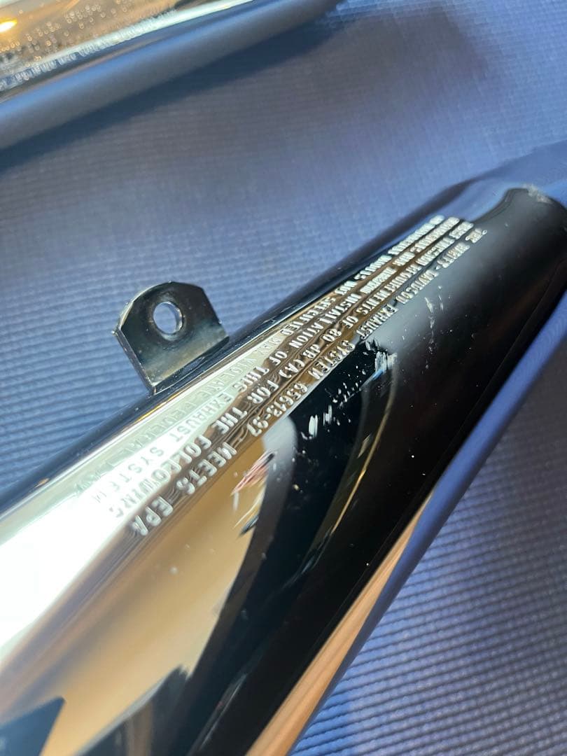 スポーツスター　北米マフラー　16mmパンチアウト