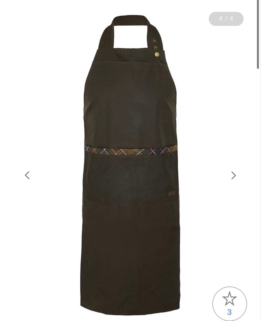 Barbour ワックスエプロン