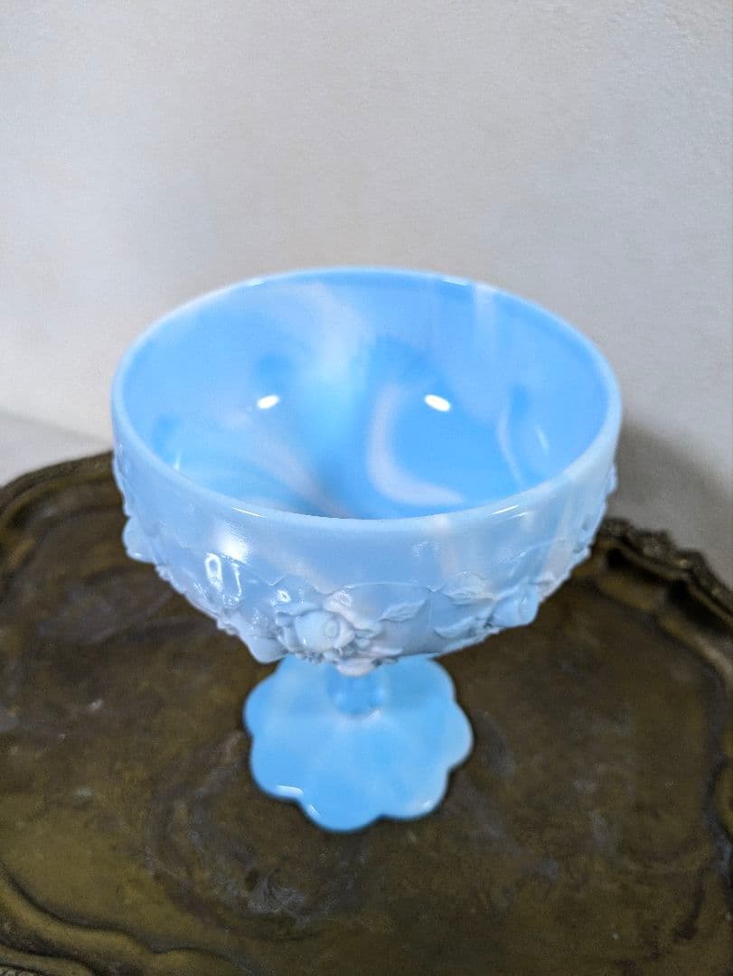 1940年代 Fentonフェントン フタ付きキャンディディッシュ