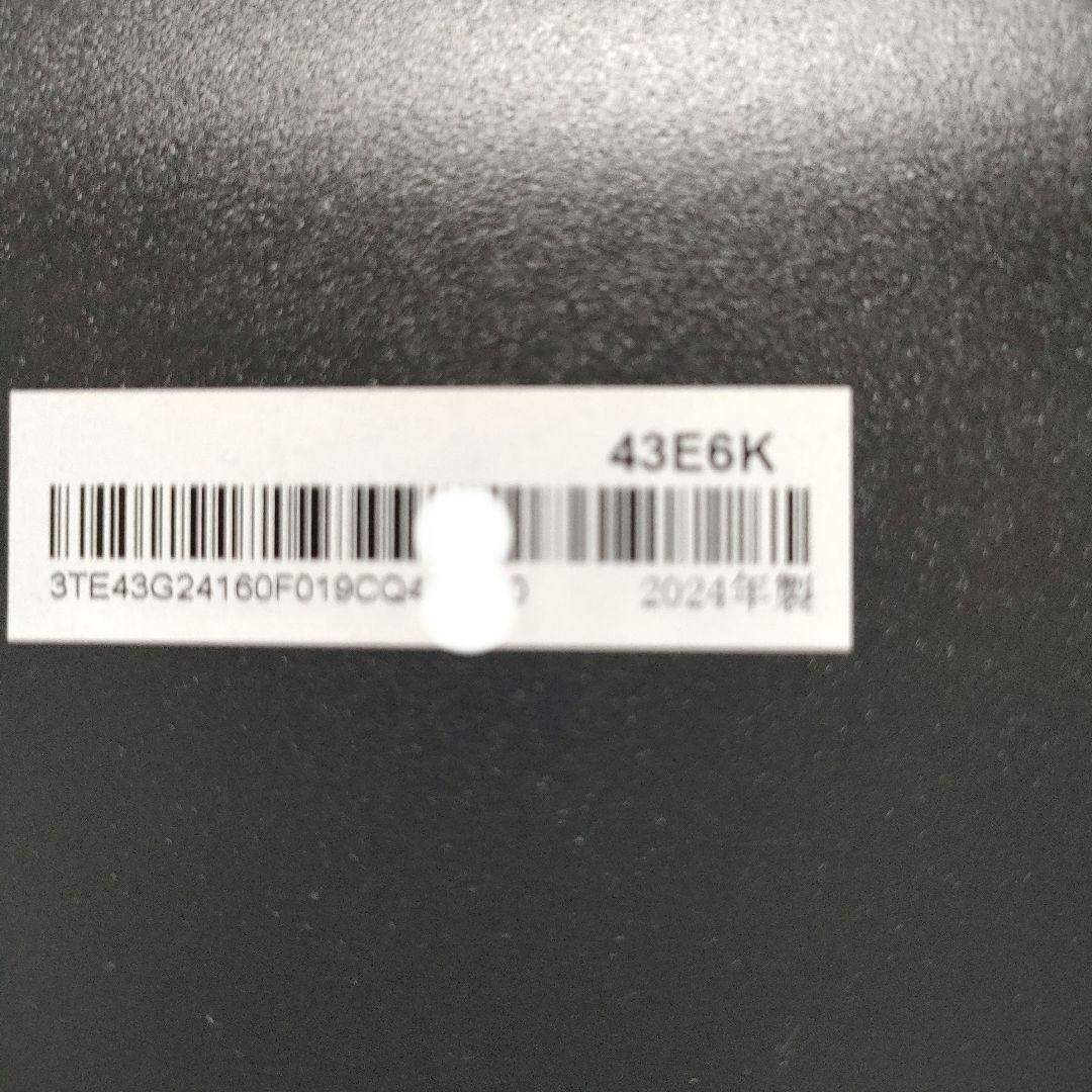 Hisense[2024年製品]43E6K