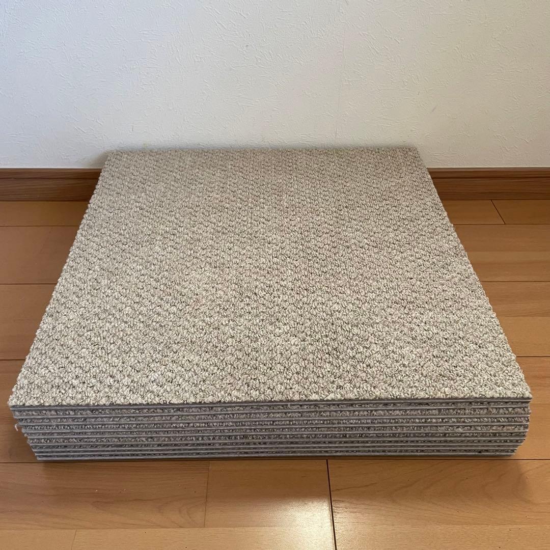 静床ライト 防音タイルカーペット30枚 防音ラグ 10枚②