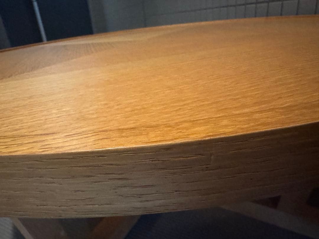 センターテーブル リビングテーブル 丸型 天然木 リビング ダイニング　東京池袋