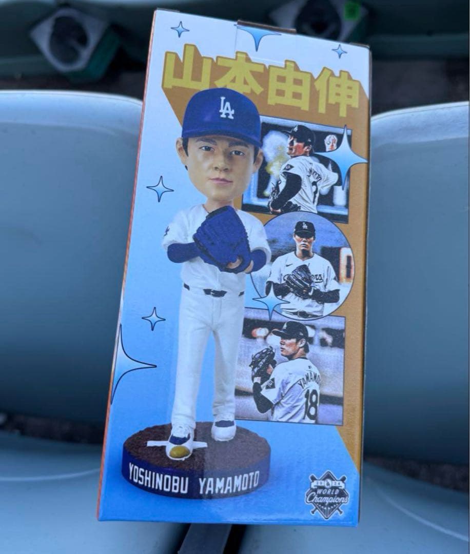 山本由伸　バブルヘッド　来場者限定　スタジアム配布　ドジャース