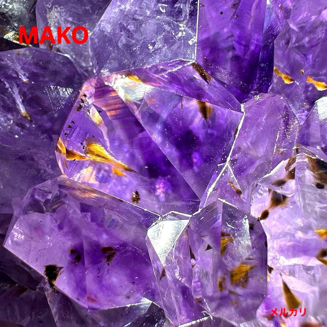 M1852☆アメジストクラスター1.3Kg☆天然石　原石☆N51201