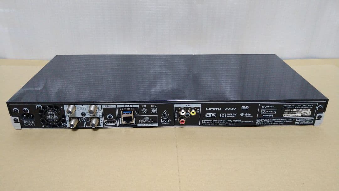 SONY BDZ-ZW500 ソニー ブルーレイレコーダー2番組同時録画