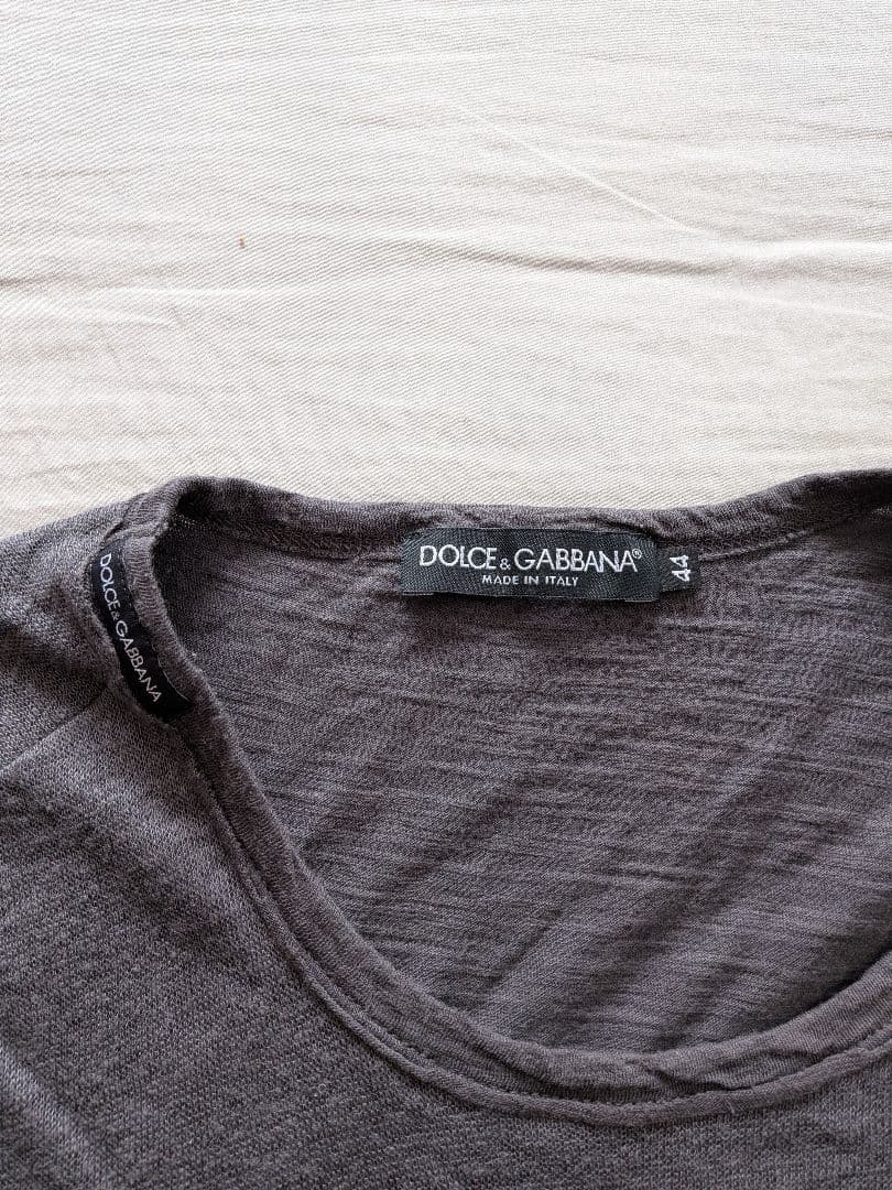 D＆G ニットセーター　メンズ　グレー