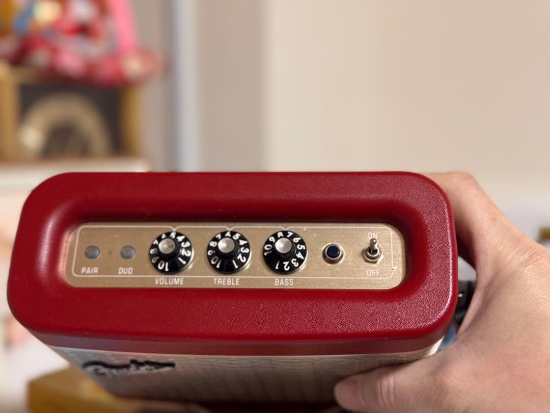 Fender ワイヤレススピーカー レッド