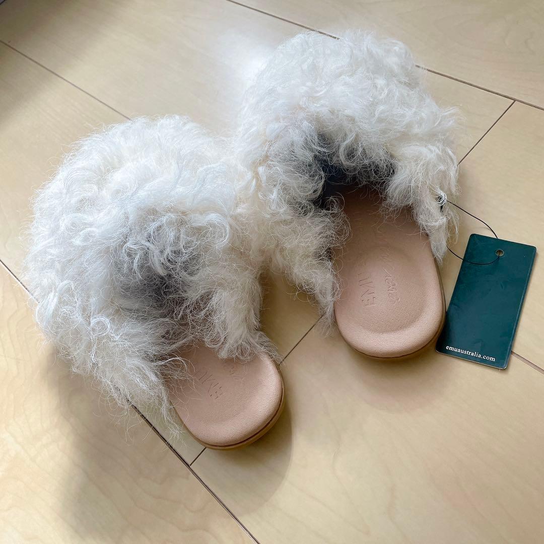 EMU Australia ファー スライドサンダル