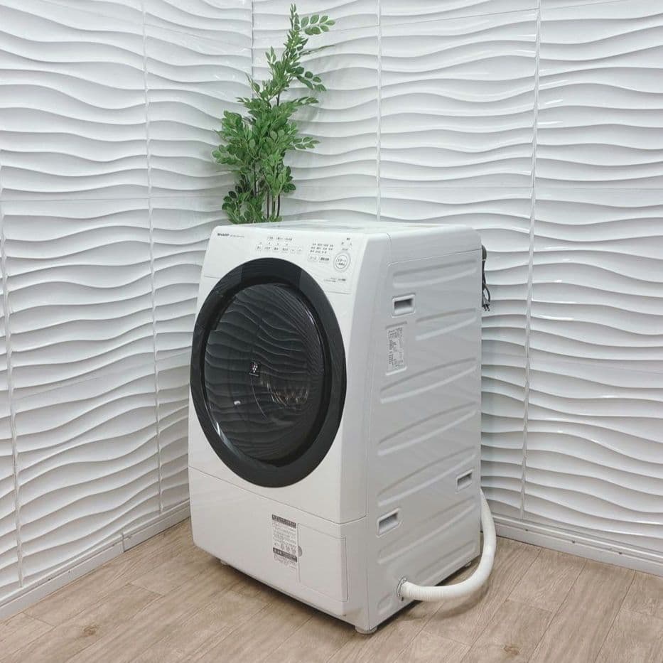 大阪府神戸市配達料無料！動作保証5ヶ月◇SHARP◇7kgドラム洗濯機2022年