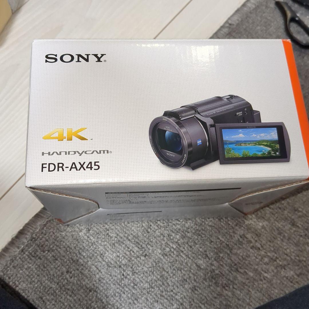 【美品・動作良好】SONY FDR-AX45 ビデオカメラ 本体 4K