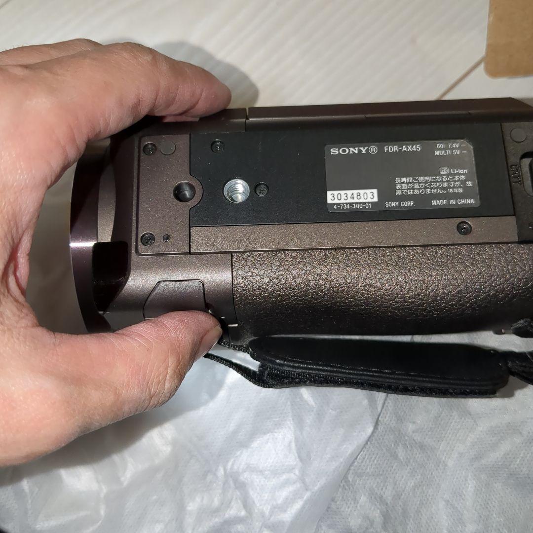 【美品・動作良好】SONY FDR-AX45 ビデオカメラ 本体 4K