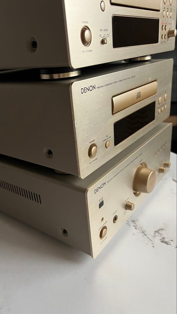 ★動作品★DENON F07シリーズ AMP.CD.TUNER＋リモコン