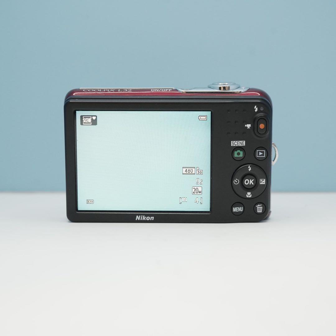 Nikon COOLPIX L32 デジカメ スマホ転送OK a5126