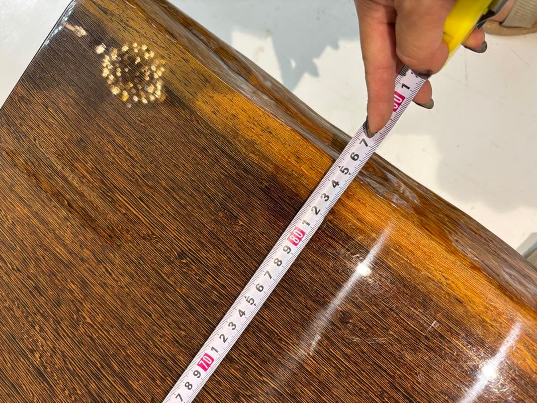 値下げ‼️一枚板 ローテーブル 和モダン ちゃぶ台 レトロ