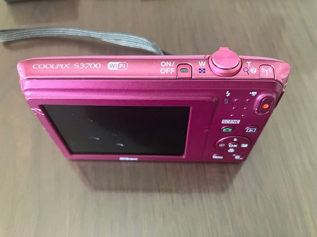 【動作確認済み】Nikon COOLPIX S3700 デジカメ　人気色ピンク