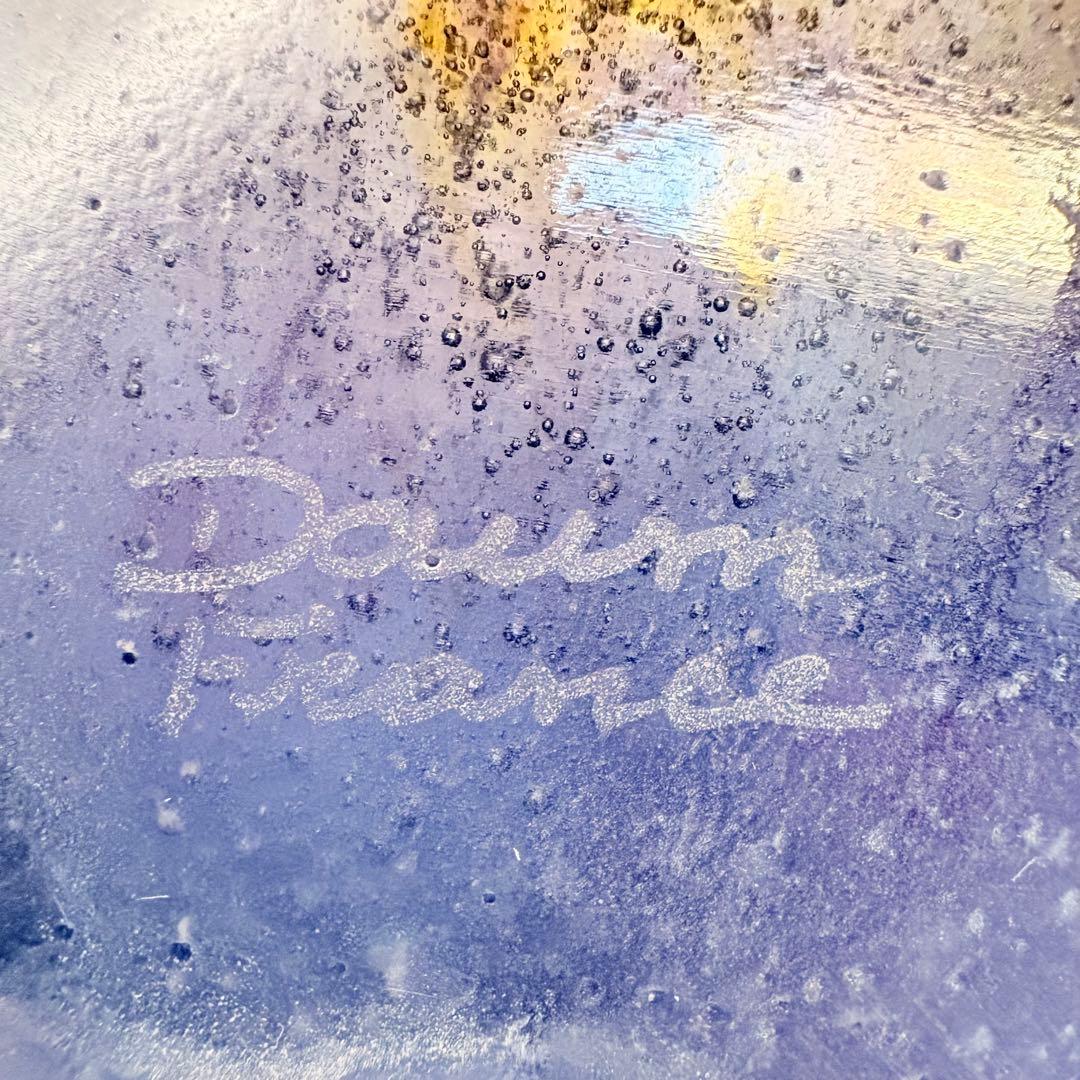 魚　ドーム　フランス　ガラス　クリスタル　ナンシー　水晶　フラワーベース　花瓶