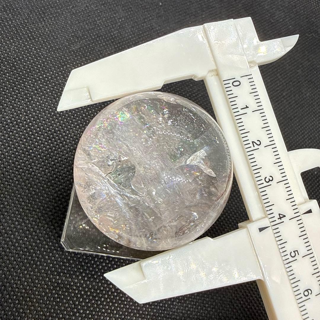 爆虹♪天然石　アゼツライト　ギラギラ虹だらけ♪【薄いピンク】