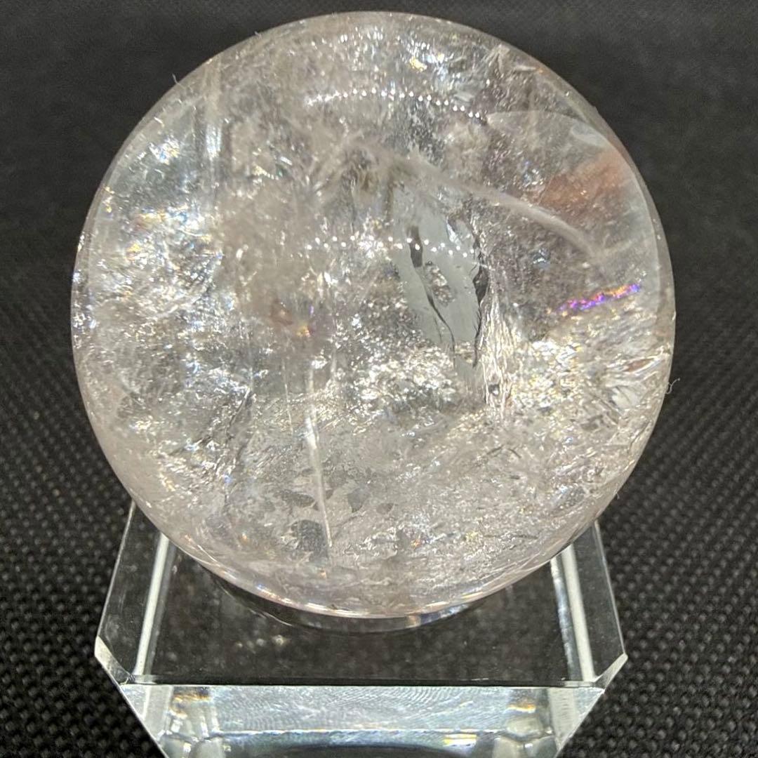 爆虹♪天然石　アゼツライト　ギラギラ虹だらけ♪【薄いピンク】